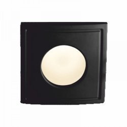 Oczko sufitowe kwadratowe IP44 czarne Tico aluminium