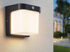 Oprawa architektoniczna Corgi LED 12W PIR czarna