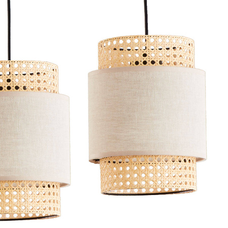 Lampa wisząca BOHO Nature 3xE27 listwa