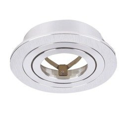 Oczko sufitowe okrągłe srebrne Mino aluminium