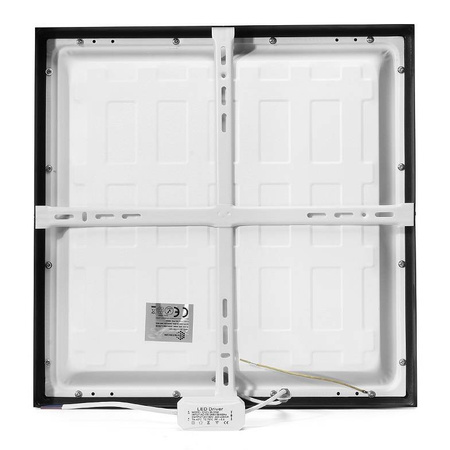 Plafon led natynkowy 40x40cm czarny 36W 3000K