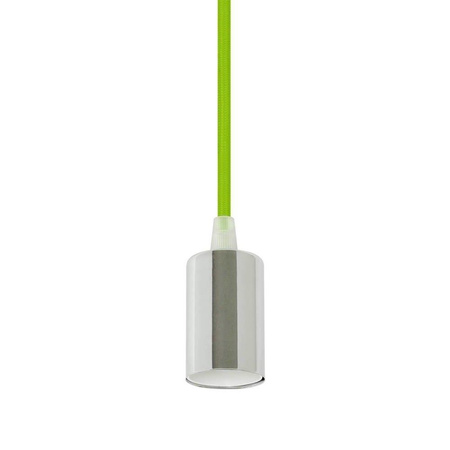 Oprawa Zwieszana V-TAC Chrom Metal Zielony przewód VT-7338-GN 5 Lat Gwarancji