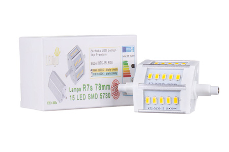 Żarnik LED R7S 6W=60W Ciepły