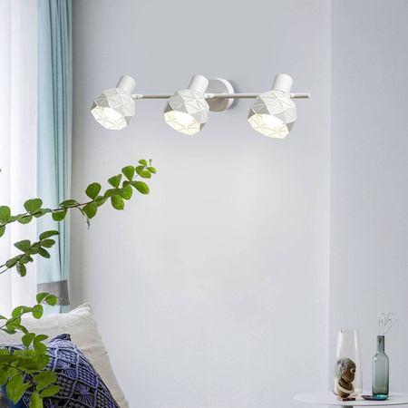 Lampa spot Reus 3xE14 biała