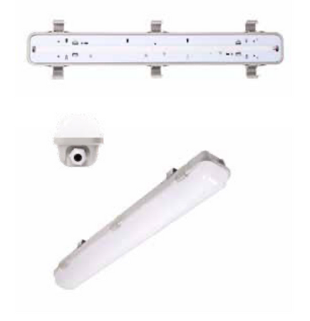 Oprawa hermetyczna sieciowo-awaryjna WARS LED PANEL 2x120 SA 3H MT 4000K IP65 / 93128