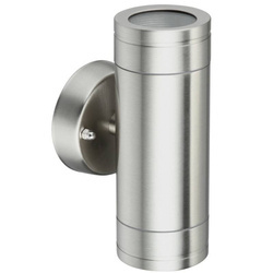 Kinkiet zewnętrzny OLIMP 2xGU10 satyna, góra/dół