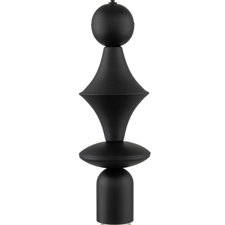 Tk Lighting TOWER BLACK lampa wisząca 1XE27