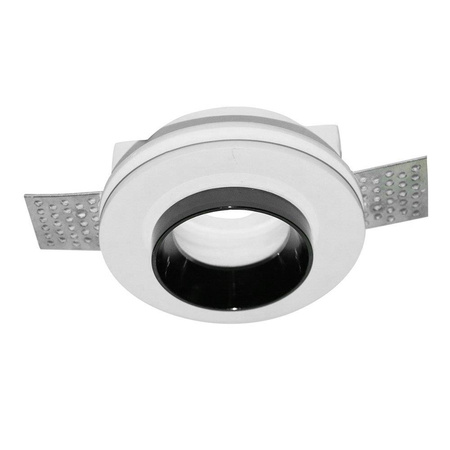 Oczko V-TAC GIPS GU10 Okrągłe Wpuszczane G-K Białe+Czarne VT-866-BRD 5 Lat Gwarancji