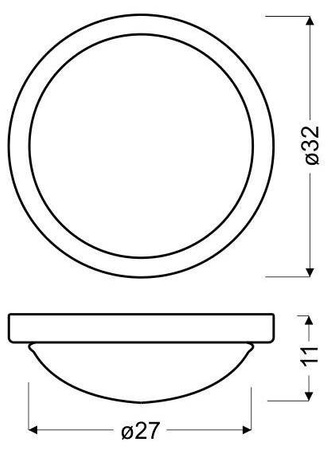 Lampa Sufitowa Candellux Roda 13-74037 Plafon E27 Sat Nikiel