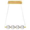 Light prestige Brillant 4 linia wisząca złota LP-3303/4L GD