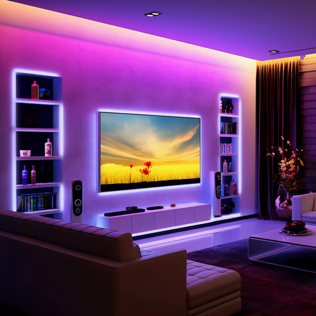 Zestaw Led RGB 3m IP54 Sterownik + Pilot