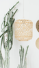 Lampa wisząca BOHO bambusowa 25cm DMT248