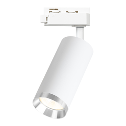 Oprawa Mica Track Biały + Chrom 1xGU10