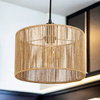 Lampa wisząca strunowa naturalna pleciona WALEC boho 30cm