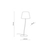Lampka nocna NICOLA YELLOW 1xE27
