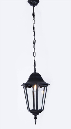 Lampa ogrodowa wisząca K-5006H CZARNY z serii LOZANA