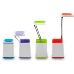 Lampa biurkowa Led HELSINKI Pomarańcz, USB