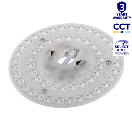 Wkład do plafonu LED 18W-24W ze zmianą barwy światła CCT na magnesy 4000K