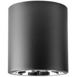 Oprawa natynkowa JUPITER 17 MD-5011 okrągła czarna metalowa 1xE27