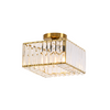 Light prestige Vetro 1 plafon kwadratowy złoty LP-2910/1C GD square