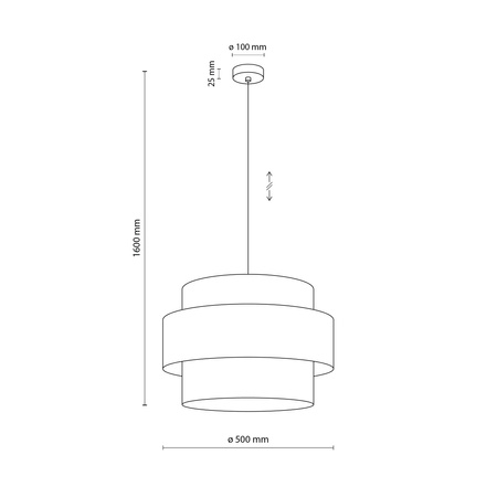 Lampa wisząca Trio JUTA Mix E27