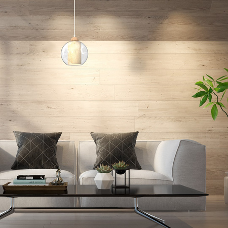 Lampa wisząca TELA 1xE27 fi20 szkło