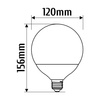 Żarówka LED E27 GLOB G120 18W neutralna 4000K 