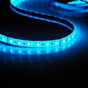 Zestaw taśma LED 24V 5m RGB+4000K IP65 pilot, zasilacz, sterownik