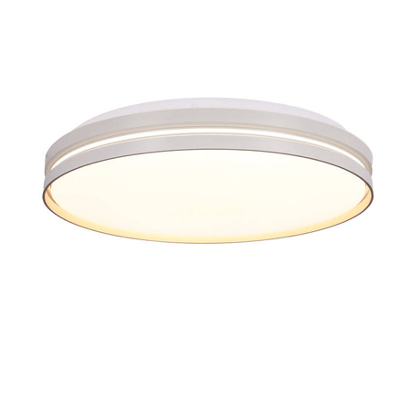 Montana Lampa sufitowa plafon biały+złoty 24W LED 40cm 