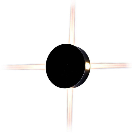 Oprawa Ścienna V-TAC 4W LED IP65 Czarna Okrągła VT-706 3000K 440lm