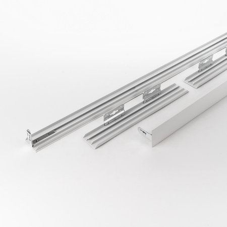 Ramka Aluminiowa Składana do Paneli LED 1200X300 Biała Bez widocznych śrub V-TAC 5 Lat Gwarancji