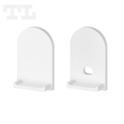 Komplet zaślepek bocznych białych P5-1 do osłonki C22 (1 szt. z otworem, 1 szt bez otworu) (nr kat 770512202)
