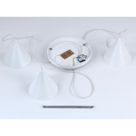 Lampa wisząca CONO White 3xE27 koło