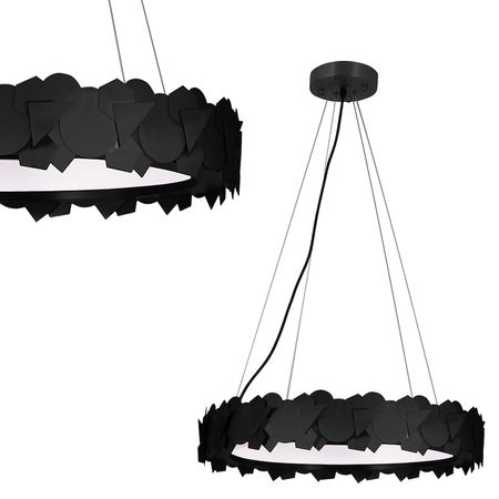 Lampa wisząca SOHO BLACK 24W LED czarny metal