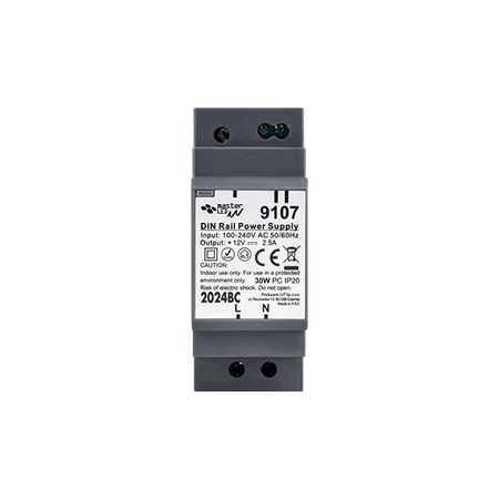 Zasilacz na szynę DIN 12V DC 30W 2.5A IP20