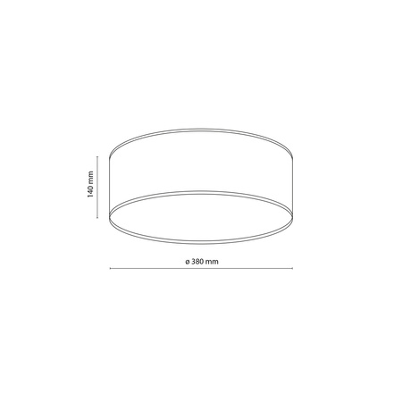Lampa sufitowa NICOLA ORANGE 4xE27 380