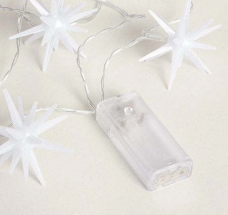 Girlanda świąteczna Gwiazdy Led na baterie 1,4m