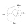 Kinkiet K-5128 z serii FLORO