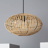Naturalna lampa wisząca Boho Atamach bambusowa