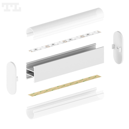 LED P4-10 Profil 2000 mm anod (nr kat 8641002)