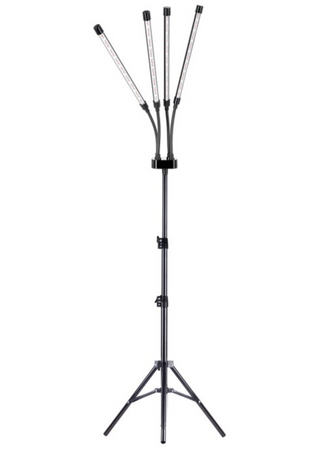 Lampa do roślin LED VITARO 4 stojak 30W barwa niebieska, czerwona, naturalna