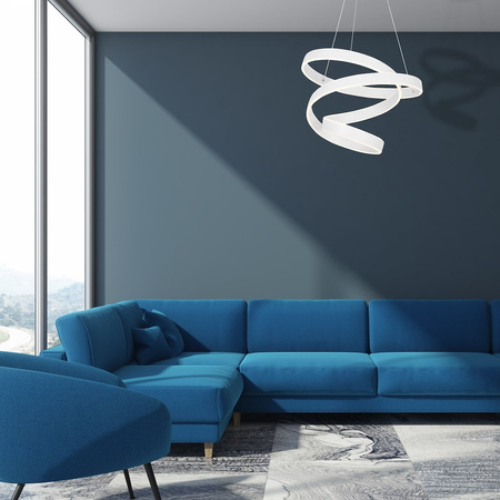 Lampa wisząca ANDROMEDA WHITE 45W LED biała