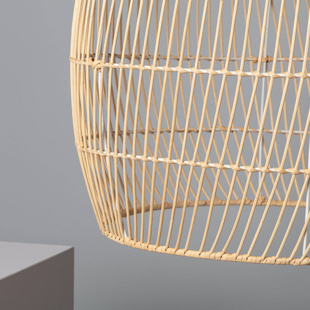 Naturalna lampa wisząca E27 Boho Fuyang