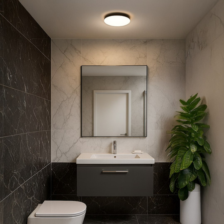 PLAFON MAYA BLACK 15W PIR