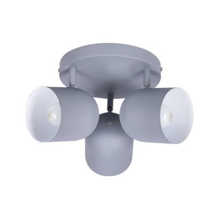 Lampa sufitowa 3xE27 szara 32cm AZURO 98-63236