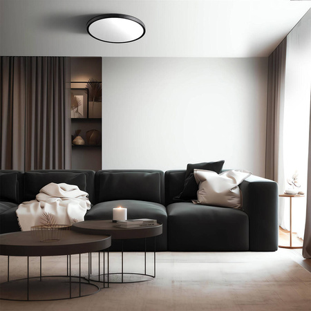 Light prestige California plafon 40cm czarny LP-2505/1C-40 BK