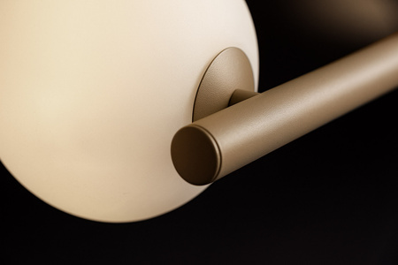 Lampa wisząca kule mleczne bursztynowe 7xG9 K-5847 z seri LEMO