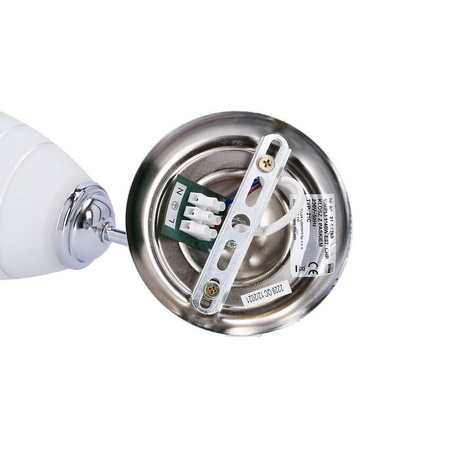 Candellux Simpli kinkiet 1x40W chrom/biały