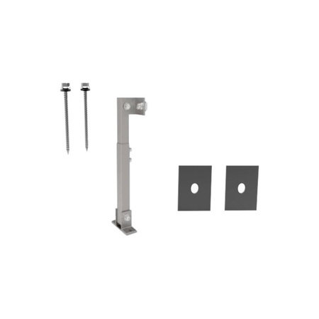 Uchwyty do montażu paneli PV z regulacją komplet przód/tył (H420-700mm/15st-30st) V-TAC