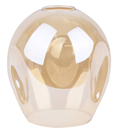 Lampa sufitowa czarno/brązowa talerz 3xE27 Aspa 33-00613